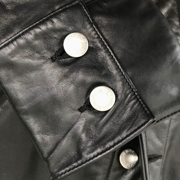 100% Leather Jacket - Black - Picture 5 of 7